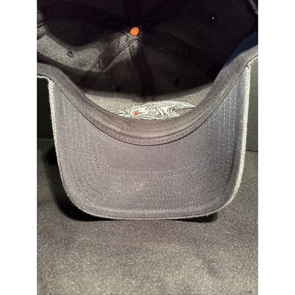 Baltimore Ravens NFL Pro Line Fanatics Charcoal Blackout Red Eye SnapBack Adjust - Picture 10 of 12